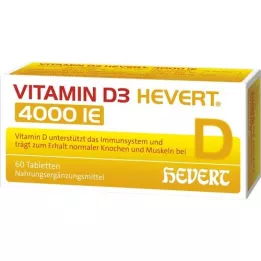 VITAMIN D3 HEVERT 4.000 comprimidos U.I., 60 unid