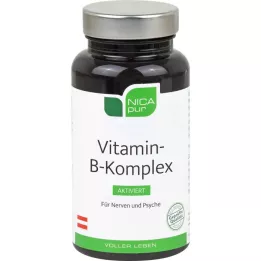 NICAPUR Cápsulas activadas de vitaminas do complexo B, 60 unid