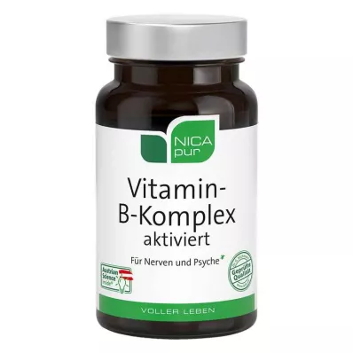 Cápsulas ativadas do complexo de vitamina B Nicapur, 60 peças Cápsulas ativadas do complexo de vitamina B Nicapur, 60 peças