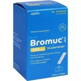 BROMUC Supressor da tosse Acute 200 mg para uso oral, 20 unidades
