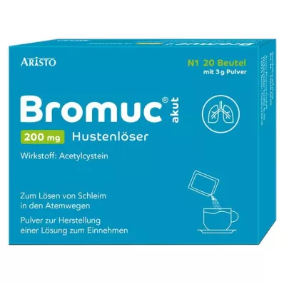 Bromuc agudo 200 mg solucionador de tosse, 20 unidades Bromuc agudo 200 mg solucionador de tosse, 20 unidades
