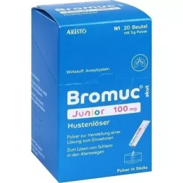 BROMUC akut Junior 100 mg supressor da tosse P.H.e.L.z.E., 20 unid