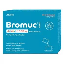 BROMUC akut Junior 100 mg supressor da tosse P.H.e.L.z.E., 20 unid
