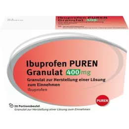 IBUPROFEN PUREN Granulado 400 mg para uso oral, 20 unidades