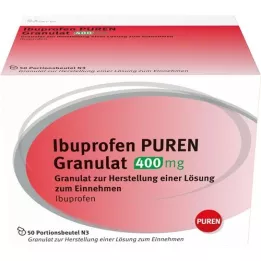 IBUPROFEN PUREN Granulado 400 mg para uso oral, 50 unidades
