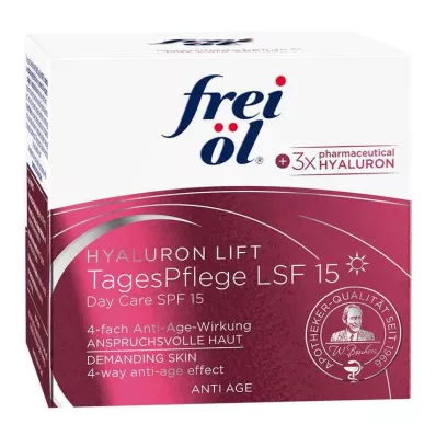 Óleo grátis anti-idade Hyaluron Lift Day Care LSF 15, 50 ml Óleo grátis anti-idade Hyaluron Lift Day Care LSF 15, 50 ml