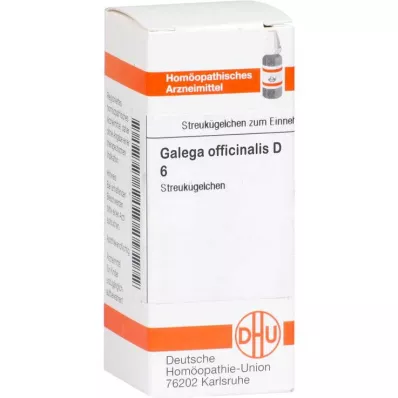 DHU Galega officinalis D 6 glóbulos, 10 g