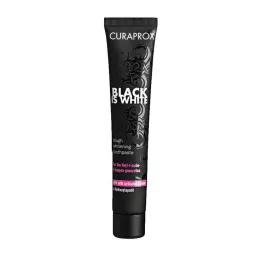 CURAPROX Pasta de dentes de carvão vegetal black is white, 90 ml