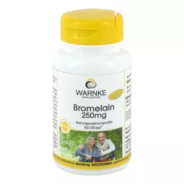 Cápsulas gastrorresistentes de bromelaína 250 mg, 100 peças