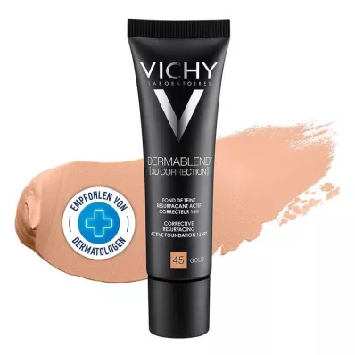 Vichy Dermablend 3D Maquilhagem Corretora 45 Ouro, 30 ml