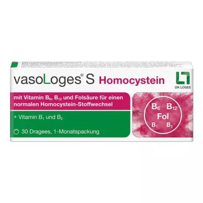 VASOLOGES S Homocysteine Coated Tablets, 30 Capsules VASOLOGES S Homocysteine Coated Tablets, 30 Capsules