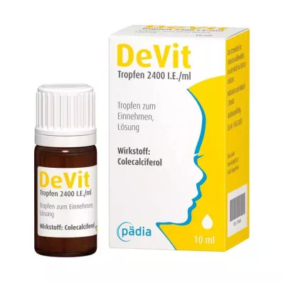 Devit 2.400 UI / ml gotas orais, 10 ml