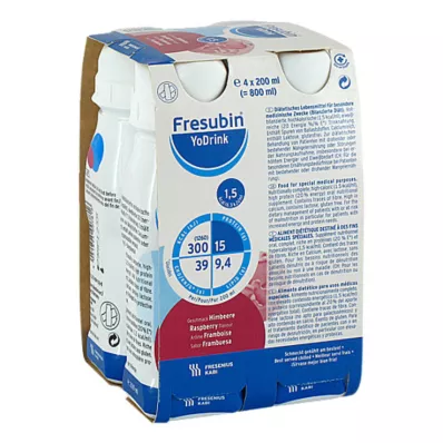 Fresubin Yodrink Framboesa, 4x200 ml Fresubin Yodrink Framboesa, 4x200 ml