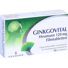 GINKGOVITAL Heumann 120 mg comprimidos revestidos por película, 30 unidades