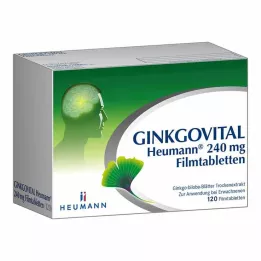 GINKGOVITAL Heumann 240 mg comprimidos revestidos por película, 120 unidades