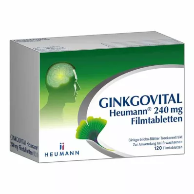 GINKGOVITAL Heumann 240 mg comprimidos revestidos por película, 120 unidades GINKGOVITAL Heumann 240 mg comprimidos revestidos por película, 120 unidades