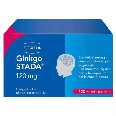 GINKGO STADA Comprimidos revestidos por película de 120 mg, 120 unidades GINKGO STADA Comprimidos revestidos por película de 120 mg, 120 unidades