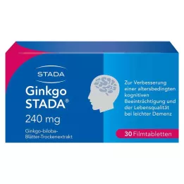 GINKGO STADA 240 mg comprimidos revestidos por película, 30 unidades