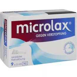 MICROLAX Enemas de solução rectal, 9X5 ml