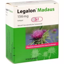 LEGALON Madaus 156 mg cápsulas duras, 30 unid