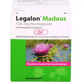 LEGALON Madaus 156 mg cápsulas duras, 60 unid