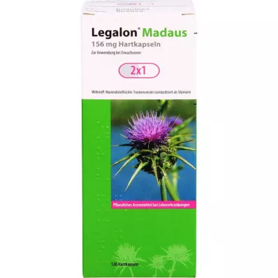 LEGALON Madaus 156 mg cápsulas duras, 120 unid