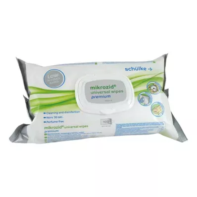 Toalhetes universais Mikrozid premium (100 peças) Toalhetes universais Mikrozid premium (100 peças)