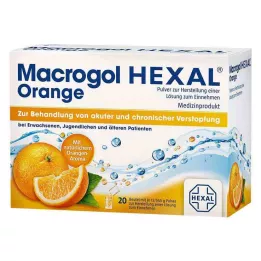 MACROGOL HEXAL Laranja Plv.z.Her.e.Lsg.z.Einn.Btl., 20 unid