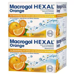MACROGOL HEXAL Laranja Plv.z.Her.Lsg.z.Einn.Btl., 100 unid