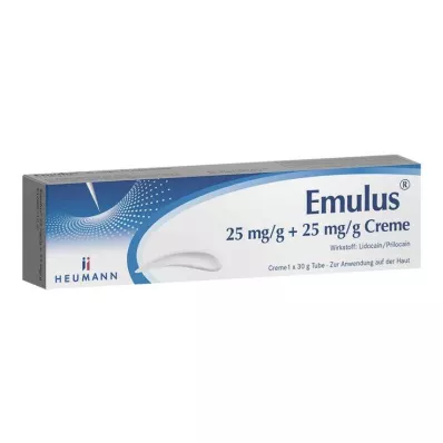 Emulus 25 mg/g + 25 mg/g creme, 30 g Emulus 25 mg/g + 25 mg/g creme, 30 g