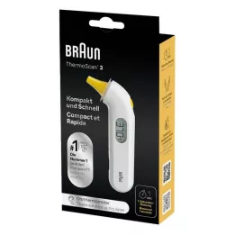 BRAUN THERMOSCAN 3 Termómetros auriculares de infravermelhos, 1 unidade