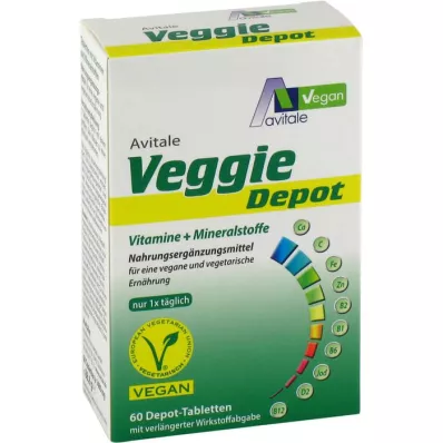 VEGGIE Depot Vitamins+Minerals Tablets, 60 Cápsulas