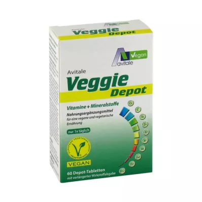 VEGGIE Depot Vitamins+Minerals Tablets, 60 Cápsulas
