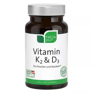 NICAPUR Vitamina K2 & D3 Cápsulas, 60 Cápsulas NICAPUR Vitamina K2 & D3 Cápsulas, 60 Cápsulas