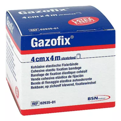 GAZOFIX Ligadura de fixação coesiva 4 cmx4 m, 1 pc GAZOFIX Ligadura de fixação coesiva 4 cmx4 m, 1 pc