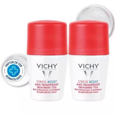 Vichy Desodorizante Roll-on Stress Resist 72h (2x50 ml) Vichy Desodorizante Roll-on Stress Resist 72h (2x50 ml)