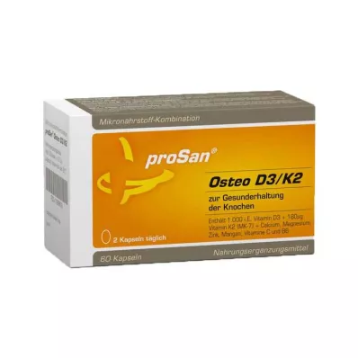 Prosan Osteo D3-K2 cápsulas moles, 60 unidades