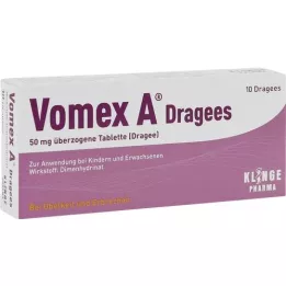 VOMEX A Dragees 50 mg comprimidos revestidos, 10 unid