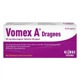 VOMEX A Dragees 50 mg comprimidos revestidos, 10 unid