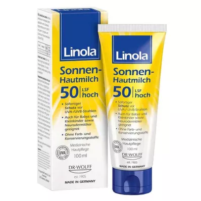 Loção Protetora Solar Linola LSF 50, 100 ml Loção Protetora Solar Linola LSF 50, 100 ml