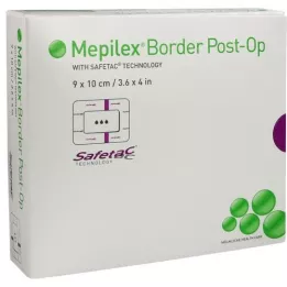 MEPILEX Posto de Fronteira-OP Penso adesivo 9x10 cm, 10 pcs