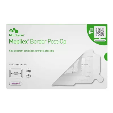 Adesivo de espuma pós-operatória Mepilex Border 9x10 cm, 10 unid