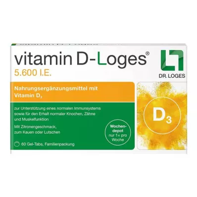 VITAMIN D-LOGES 5.600 I.E. Wo.Depot Kautabl.Fam.Pa, 60 pçs