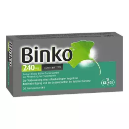 BINKO Comprimidos revestidos por película de 240 mg, 30 unidades