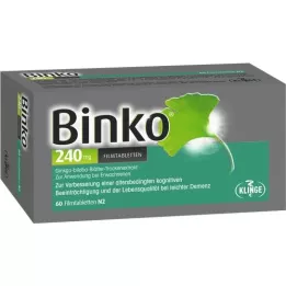 BINKO Comprimidos revestidos por película de 240 mg, 60 unidades