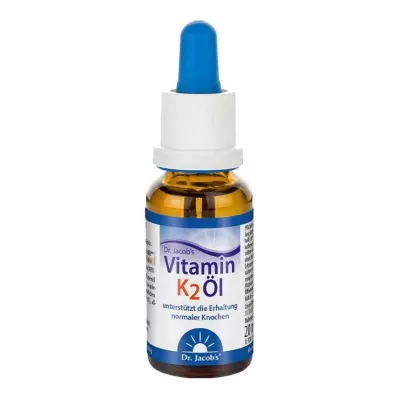 Óleo de vitamina K2 gotas do Dr. Jacob, 20 ml Óleo de vitamina K2 gotas do Dr. Jacob, 20 ml