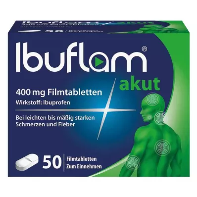 Ibuflam® akut 400 mg comprimidos revestidos por película, 50 comprimidos Ibuflam® akut 400 mg comprimidos revestidos por película, 50 comprimidos