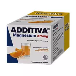 ADDITIVA Saquetas de magnésio 375 mg, 60 unid