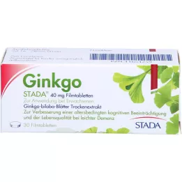 GINKGO STADA Comprimidos revestidos por película de 40 mg, 30 unidades