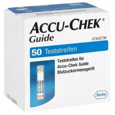 ACCU-CHEK Tiras de teste de guia, 1X50 pcs